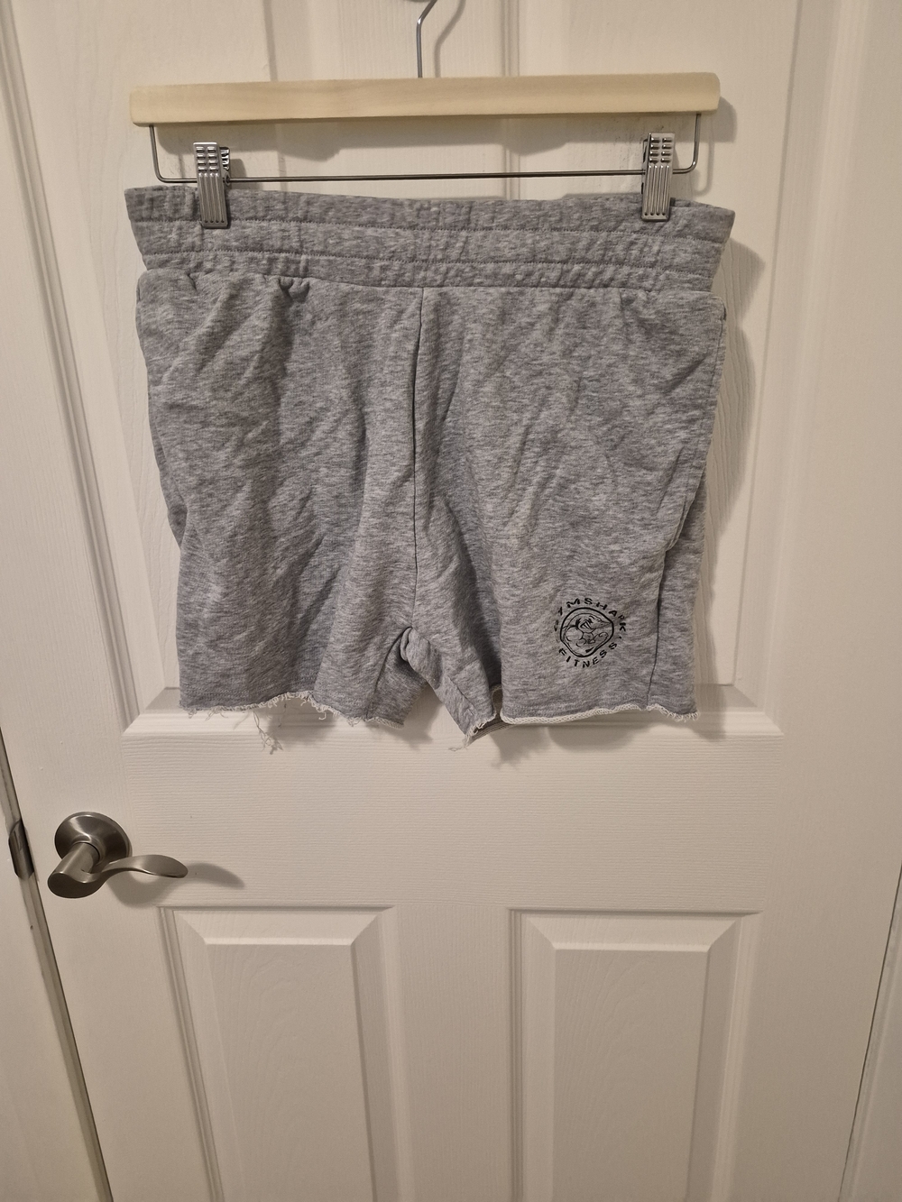 Gymshark Heather Gray Casual Raw-Hem Lounge Shorts